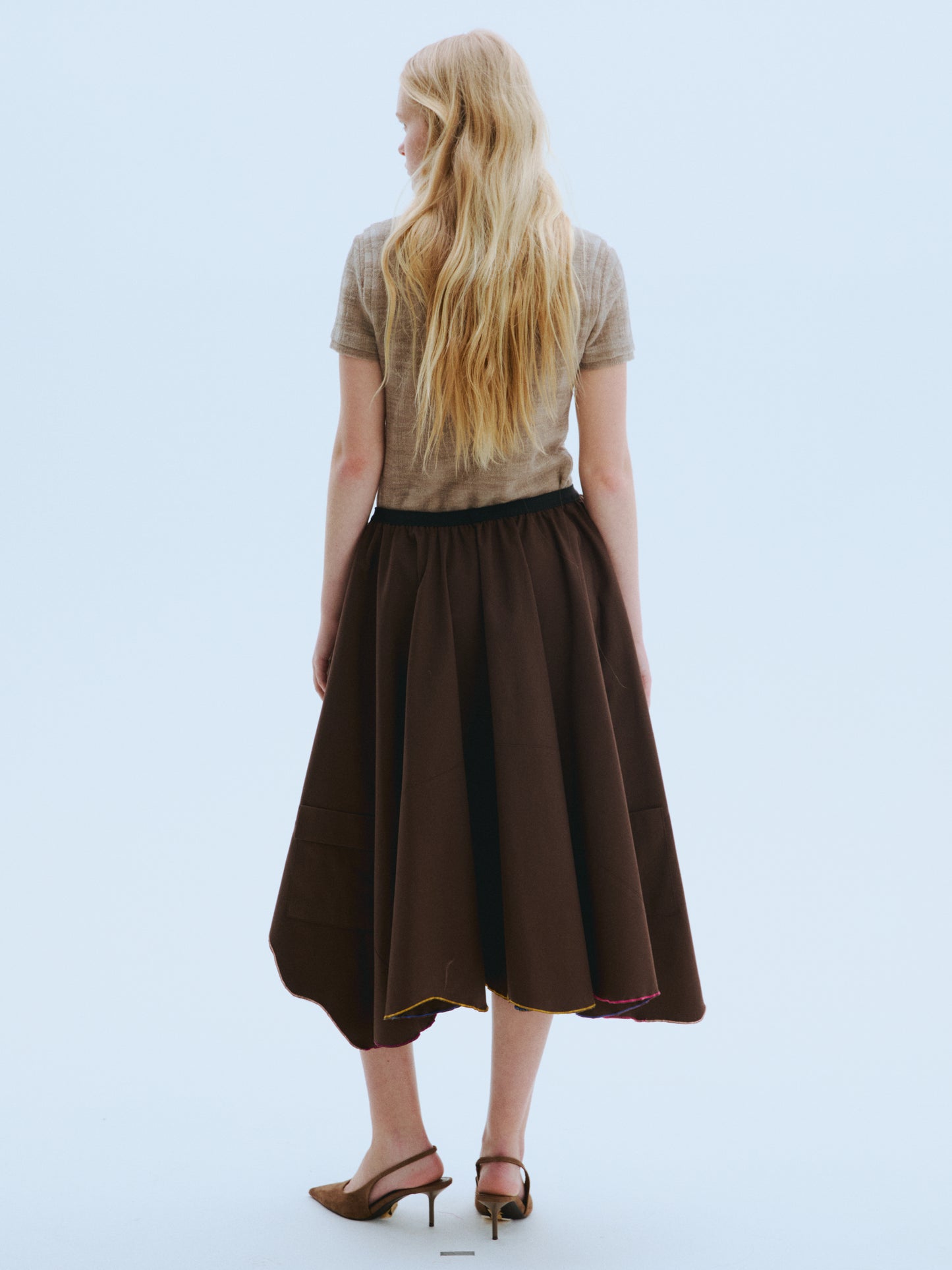 Cargo A-Line Midi Skirt